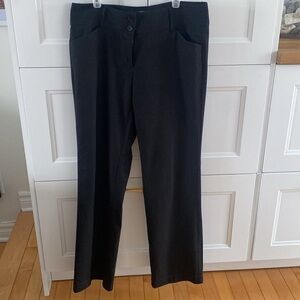 JACOB classic fitted black straight leg pants. Size 8
